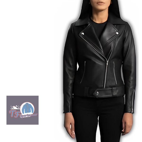 Women’s Sheep Leather Zipper Jacket