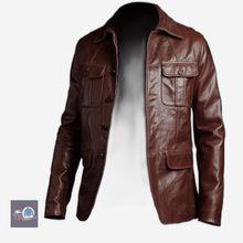 Men’s Vintage Four Pocket Genuine Leather Jacket