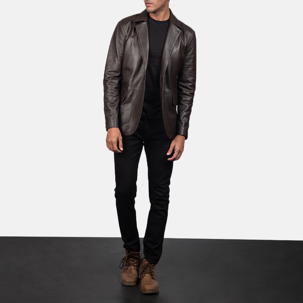 Classmith Black Leather Coat