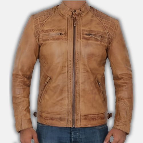 Men's Leather Sheep Jacket