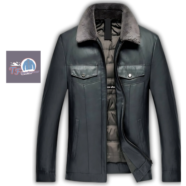 Bubble Soft Shell Leather Jacket