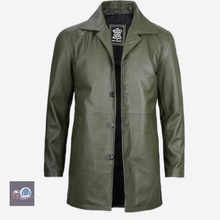 Decrum Men's Casual Trench Coat - Notched Collar Overcoat